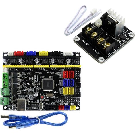 Carte mère pour imprimante 3D MKS GEN L V1.0 compatible Ramps 1.4 Marlin (1/5)