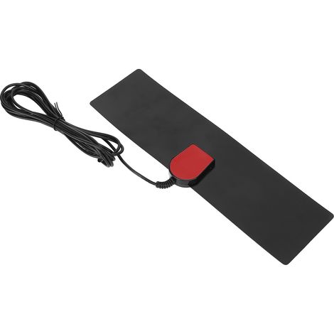 Antenne TV numérique 1080p 4K, connecteur femelle mâle, portée de 48 km, ultra-mince, amplifiée, compatible ATSC et PAL. (1/5)