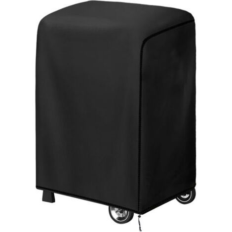 Grande housse de barbecue en tissu Oxford 210D imperméable et résistant aux intempéries, coupe-vent et anti-UV pour utilisation en extérieur (68 x 68 x 72 cm) (1/5)