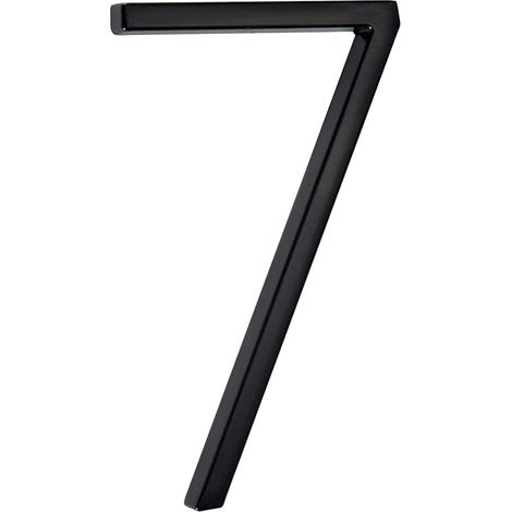 Lntyq 12,5 cm hohe schwebende Hausnummern – schwarze Türnummern – große Türnummer – Hausschilder (7) (1/5)