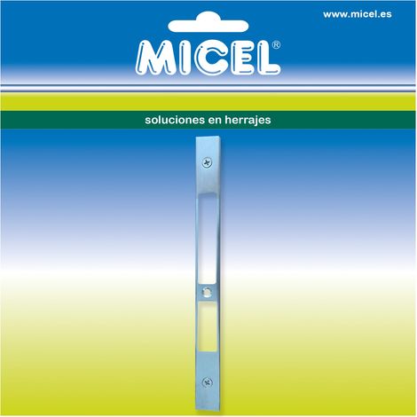 Serrure double européenne en acier inoxydable, finition inoxydable, 225 x 22 x 5 mm (1/3)