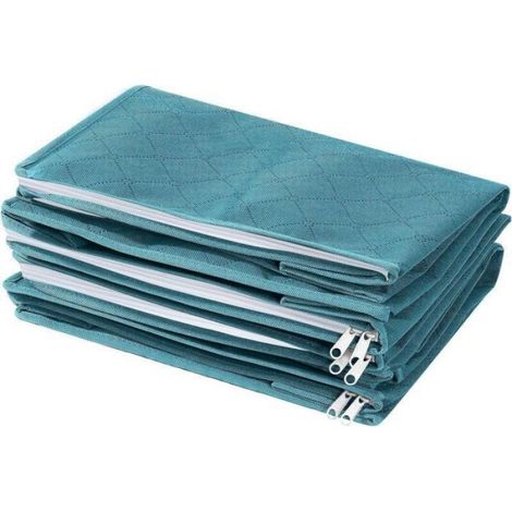 Sac de rangement imperméable - - 24,5x22,6x4,9 cm - Bleu - 1 pièce - Fenêtre transparente - Grande capacité (1/4)