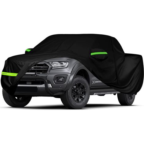 Bâche Voiture Pickup Étanche Remplacement pour Navara Ford Ranger Hilux, Housse de Protection Bâche Voiture Extérieur Complète Anti Soleil Neige Poussière avec Porte à glissière (1/5)