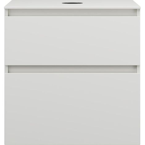 burgbad Lin20 mueble bajo para lavabo con consola, 2 extraíbles, (1/2)