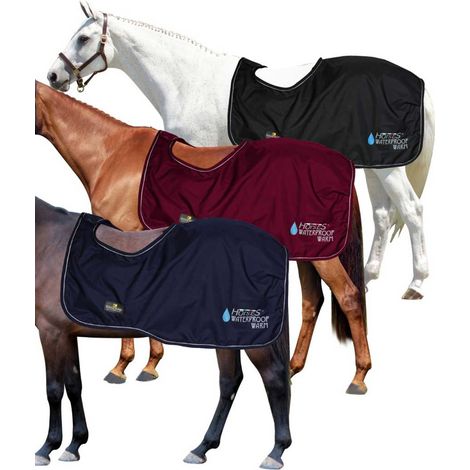 155 cm, Nero: Coprireni impermeabile per cavalli modello Warm 600 denari e interno pile (1/5)