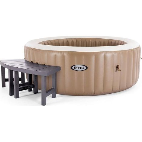 Intex – Entourage pour spa gonflable 4 places – 2 modules médium – Léger et démontable – Pour décoration et assise autour du spa
