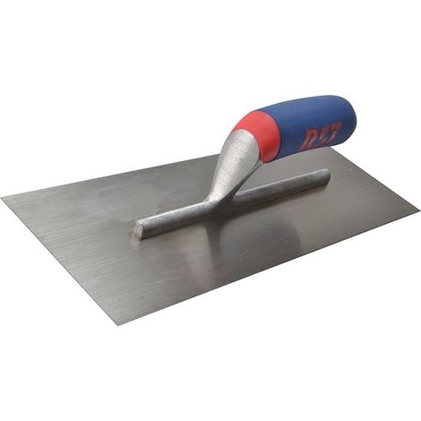 R.S.T. RTR14S Plasterer's Finishing Trowel Carbon Steel Soft Touch Handle 14 x 4.1/2in RST14S