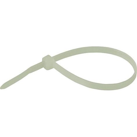 Collier resistant a la chaleur 140 x 3,6mm, nature 1 paquet de 100 pieces (1/3)