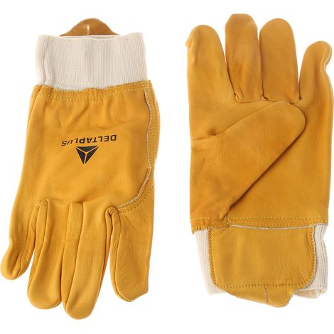 Gants de manutention Delta Plus taille 10, L, Manutention générale, 2 gants, Beige ( Prix pour 1 paire )