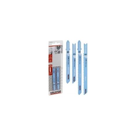 Sägeblätter für Säbelsägen HSS für Metalle Bezeichnung 2 Blätter Länge 100 mm Zahnweite 8 Tpi - Schritt 3 mm Befestigung Form 't'utili