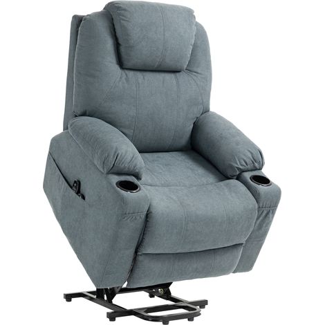 HOMCOM Massagesessel Aufstehhilfe, elektrisch, mit 8 Massagepunkten, Liegefunktion, Heizfunktion, Schaumstoff (1/5)