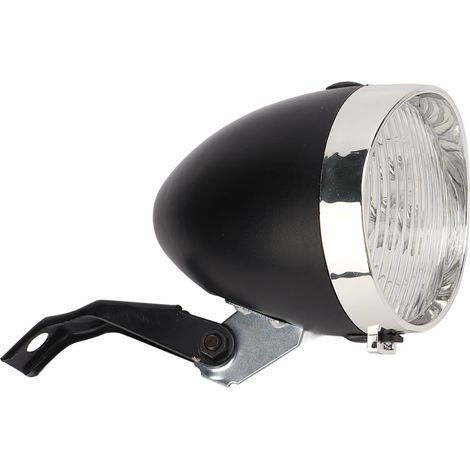 Feu avant de vélo rétro à 3led, phare Vintage, avertissement de sécurité, décoration de vélo de nuit (1/5)