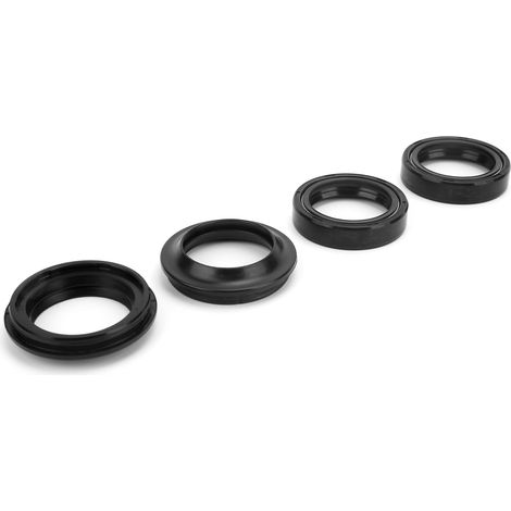 Gummi-Staubschutz für die Vorderradgabel, 4-teilige Stoßdämpferdichtung für CBR250 CBR19 NC22 VT250 GZ150-A CQR250, wasserdichter Schutz für die Motorradfederung. (1/5)
