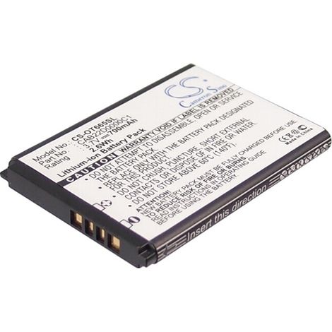 NX - Batterie téléphone, smartphone, GSM pour Alcatel 3.7V 700mAh - CAB22B0000C1CAB22D0 (1/4)