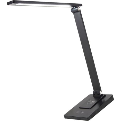 3-stufige LED-Schreibtischlampe, faltbare Leselampe für den Schreibtisch, USB-aufladbar, kabelloses Laden, 2500-mAh-Akku, augenschonend (1/5)