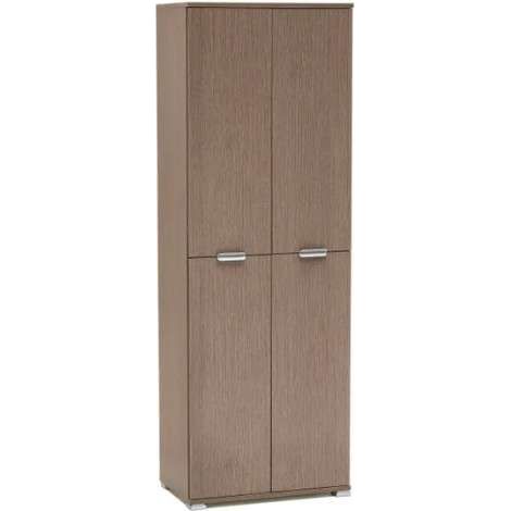 Armadio 4 ante rovere grigio già montato L60 H174 P38 - consegnato già montato (1/2)