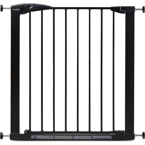 Barrière de Sécurité Maxi Secure pour Tout-Petit & Bébé Instal Facile Barrière de Sécurité pour Escaliers & Portes Extensible jusqu'à 117 cm avec Extensions Achetées Séparément Noir (1/5)