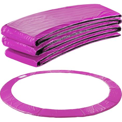 Arebos Almohadillas de seguridad Cojín Trampolín 396 cm Lila (1/5)