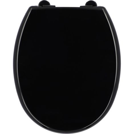 Wc-sitz thermodur 18 zoll + fallbremse kunststoffbefestigungen - schwarz - Tendance (1/4)