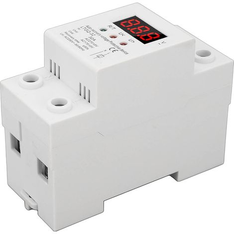 Dispositif de protection contre les surtensions et les sous-tensions, à récupération automatique, relais de protection, affichage numérique, 2P 230 V CA 32 A (LTGQ-32) (1/5)