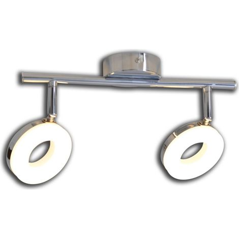 Naeve DONUT Plafonnier double à LED chromé 3000 K (1/4)