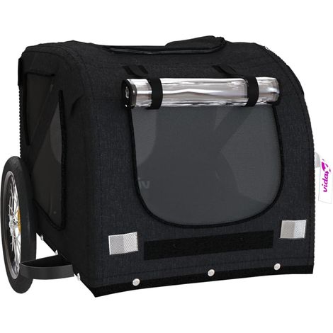 Rimorchio/carrello per animali domestici nero 020044220