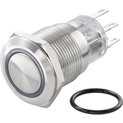 TRU COMPONENTS TC-7494624 TC-LAS1-AGQ-11E/42RGB/ Vandalismusgeschützter Druckschalter 250 V/AC 3 A 1 (1/4)