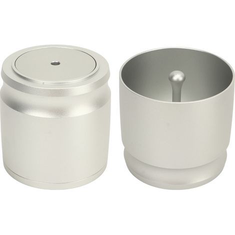 Keenso Café en Alliage en Aluminium à Longue Durée de Poudre de Poudre de Dose-pickers Dosage Presse 58 Mm (Argent 58mm). (1/5)