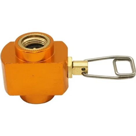Adaptateur pour réchaud de camping/randonnée, valve de gonflage pour bouteille de gaz, joint de remplissage mutuel pour bouteille de gaz, adaptateur pour bouteille de propane de camping, réchauds de c (1/4)
