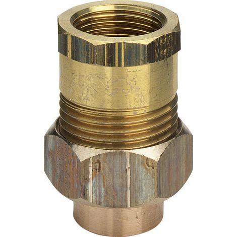 raccord de tuyau Viega 107918 35 mm x Rp 2000 2000 /4, bronze/laiton, joint conique