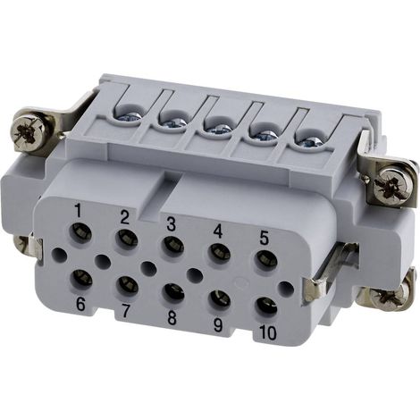 Amphenol C146 10B010 002 4 inserto presa contatti placcati argento 1 pz