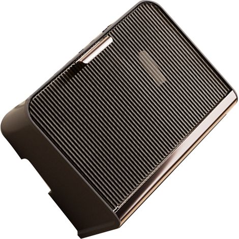 Aufbewahrungsbox für WLAN-Router, Kabelorganisator, Steckdosenleisten-Organizer, Hub-Organizer, Steckdosen-Organizer, Kaffeefarbe – große Ausführung (1/5)