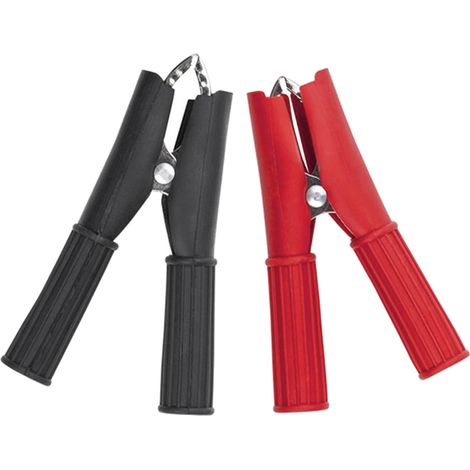 Conector de cocodrilo 30A aislado rojo LONGITUD 74MM - SS 0153 CZE