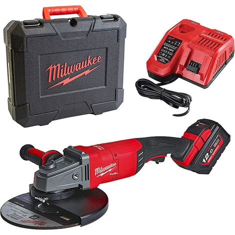 Milwaukee M18FLAG230XPDB-121C M18 FUEL 230mm Braking Angle Grinder Kit (1/5)