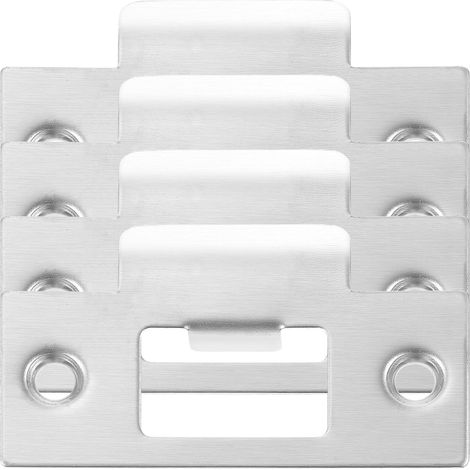 de boulon en acier inoxydable 1 5 8 pouce kit de 4 plaques