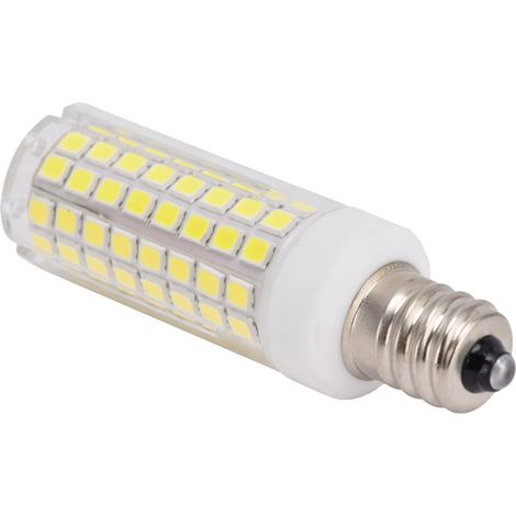 E12 102LED 1000LM 10W Kaltweiß-Glühbirne, E12-Sockel, dimmbar, Lichtquelle für Tischlampen und Kronleuchter, 110V, dekorative Beleuchtung (1/5)