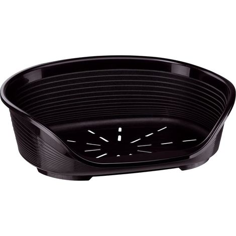 Ferplast Siesta Deluxe Hundebett Schwarz Größe 12