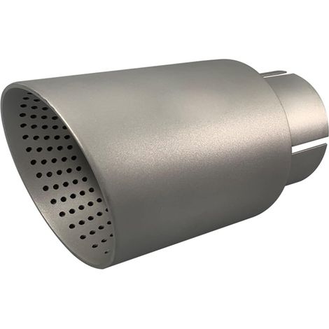 Silenciador de Escape de Acero Inoxidable con Boquilla de Escape de 63 mm, Silenciador final Automático con Agujero, Entrada 2,5 "Salida 3,5" (1/5)