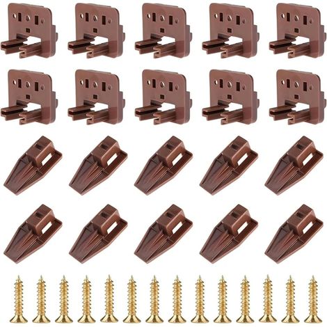 Glissières de tiroir pour tiroirs anciens - 20 jeux Fixation centrale (1/5)