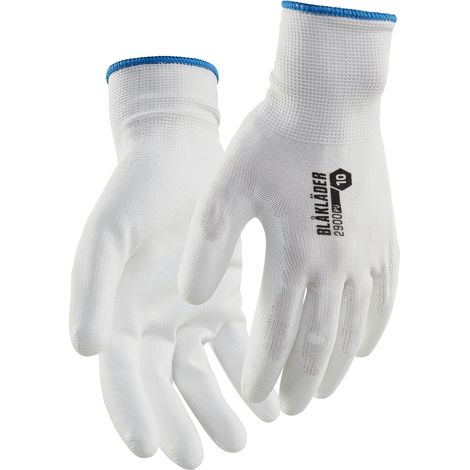 Lot de 12 paires - Gants de travail en PU trempé 2900 - Blanc 8