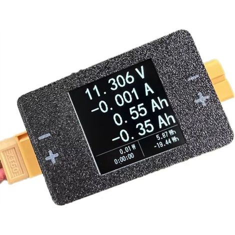 Analizzatore di tensione e corrente CC bidirezionale 25A 0-150V Tester di carica e scarica Wattmetro RC (1/4)