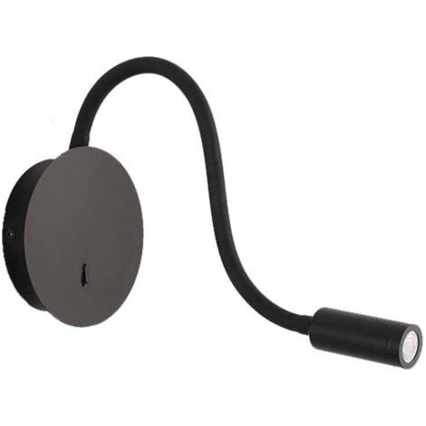 Applique murale, applique murale orientable, lampe de chevet rabattable avec interrupteur, applique murale de style moderne, petite applique murale pratique, panneau lumineux LED 3W (1/5)