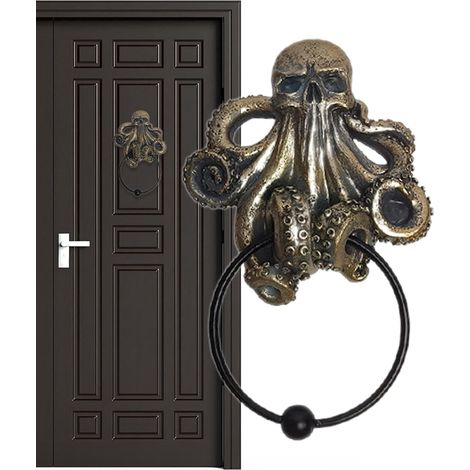 Kit Decor sculpture Classic knocker Vintage design dragon figure resin
