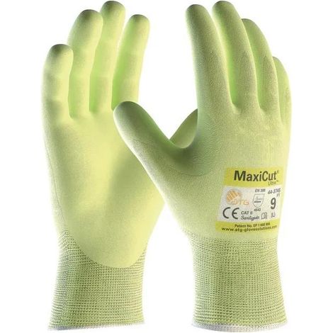 ARBEITSHANDSCHUHE VANIS NYLON MAXICUT ULTRA STRICK GELB/SCHWARZ T10 - ATG - AT443745-JZ10AIN