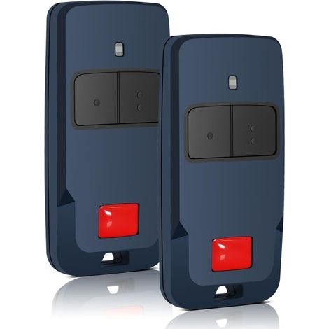 2pcs Télécommande 3 boutons pour BFT Mitto 2 B RCB 433,92 MHz - Compatible avec BFT Mitto, Kleio, Ghibli, TRC 2 - 2 boutons, code de tour, facile à programmer (1/4)