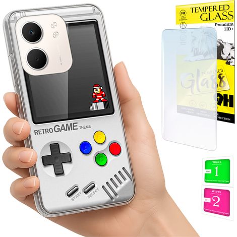 Coque pour Oppo A5X, coque arrière avec protection photo et verre trempé 9H (1/5)