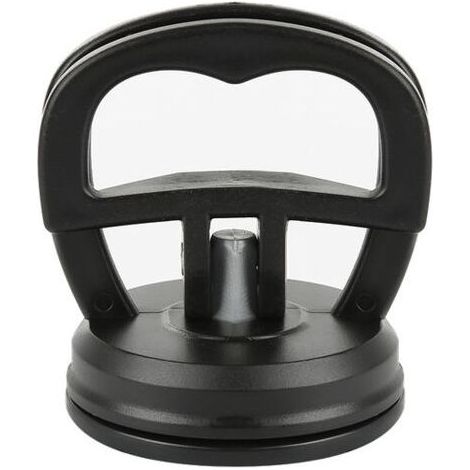 Lot de 2 outils de débosselage et de réparation de voiture avec ventouses pour poignées de fenêtre, portes, miroirs, granit, levage d'objets en mouvement (5,7 cm) Noir (1/5)