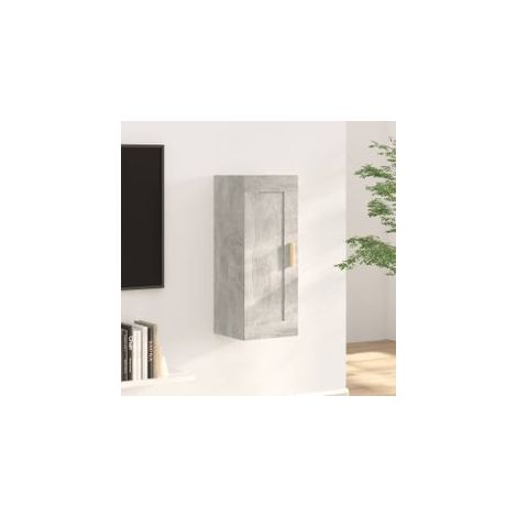 Armoire murale Gris béton 35x34x90 Bois d'ingénierie (1/5)