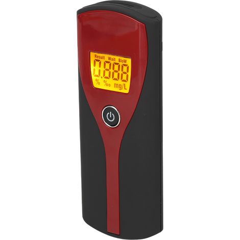 Éthylotest numérique professionnel portable à écran LCD pour fête de mariage, testeur d'alcool domestique précis, appareil de mesure du taux d'alcoolémie, accessoire de soirée. (1/5)