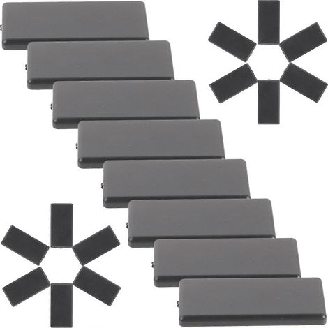 20 embouts de profilé en aluminium 2040 - Accessoire de protection pour profilés en aluminium (1/5)